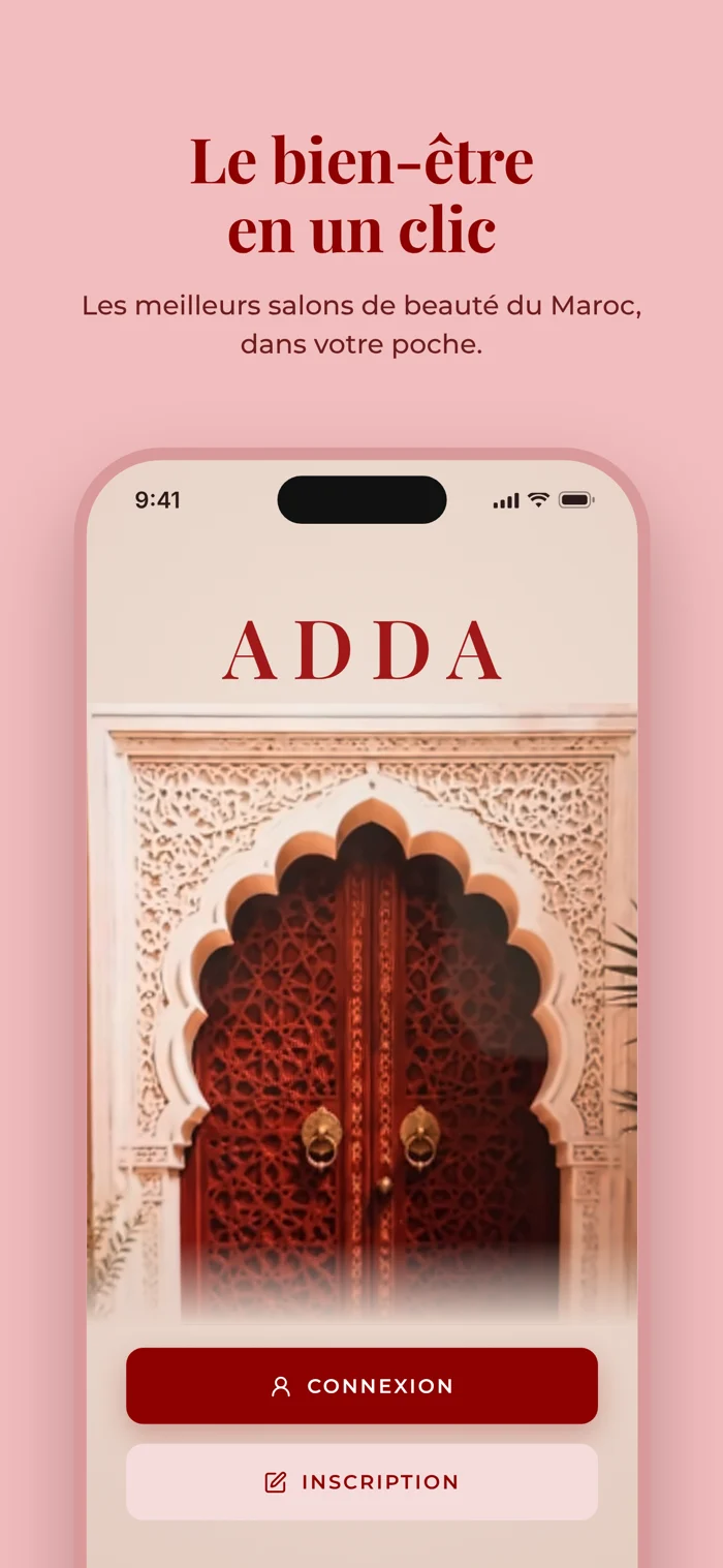 L'application AddaMe sur iPhone
