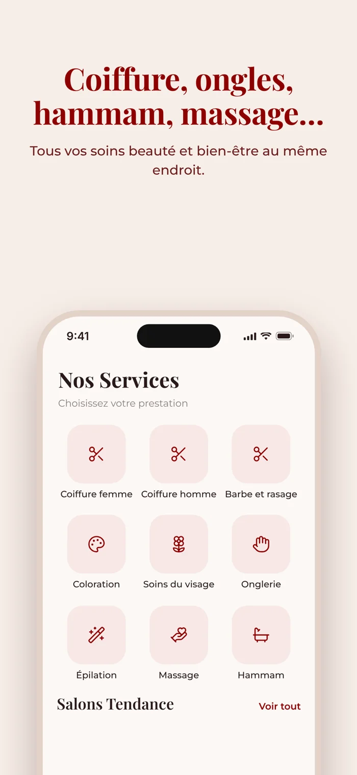 Les services disponibles